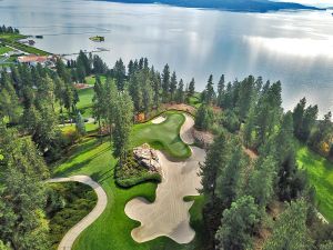 CDA Resort 5th Green Aerial